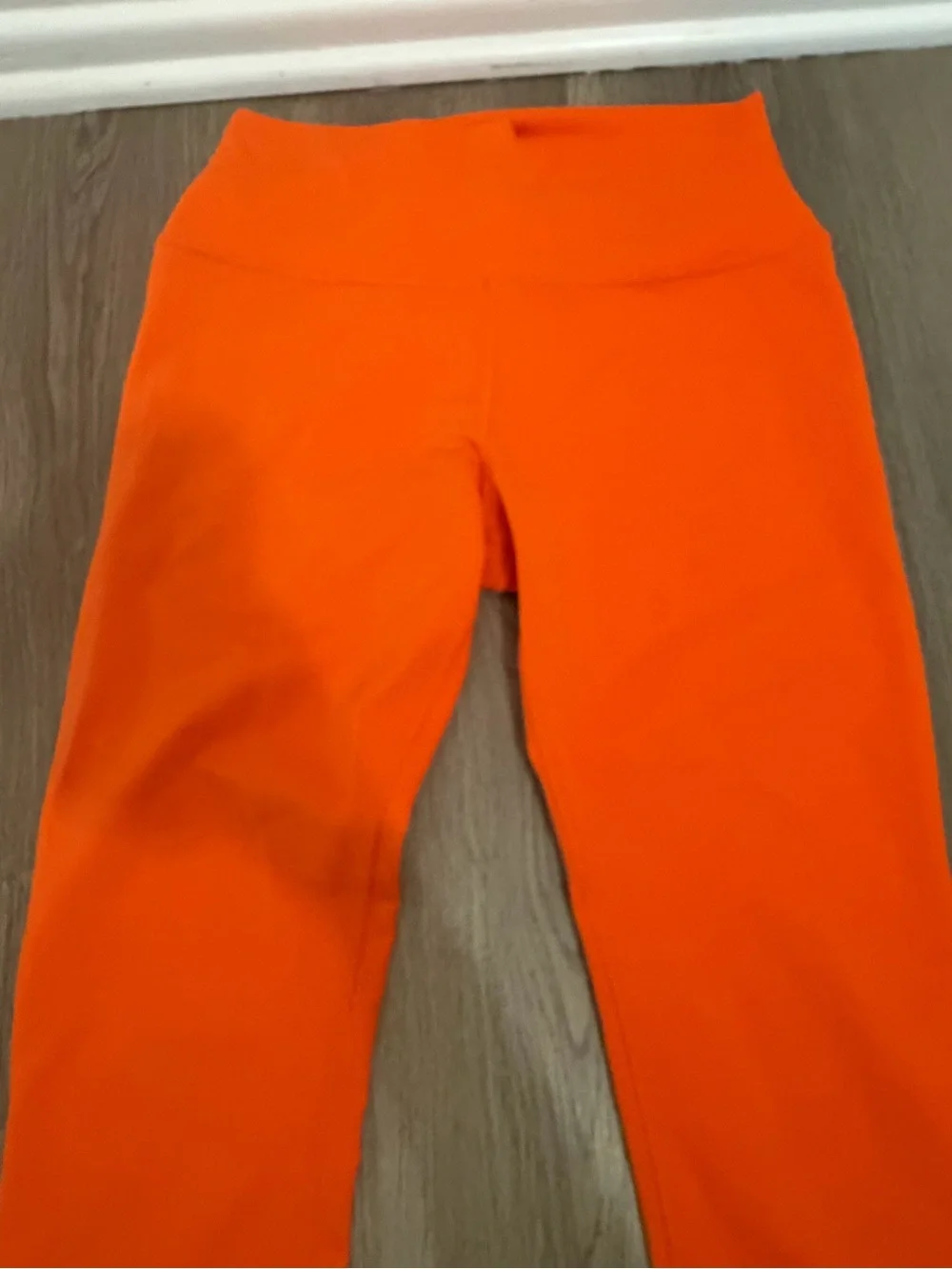 ALO Yoga Orange High-Visibility Leggings